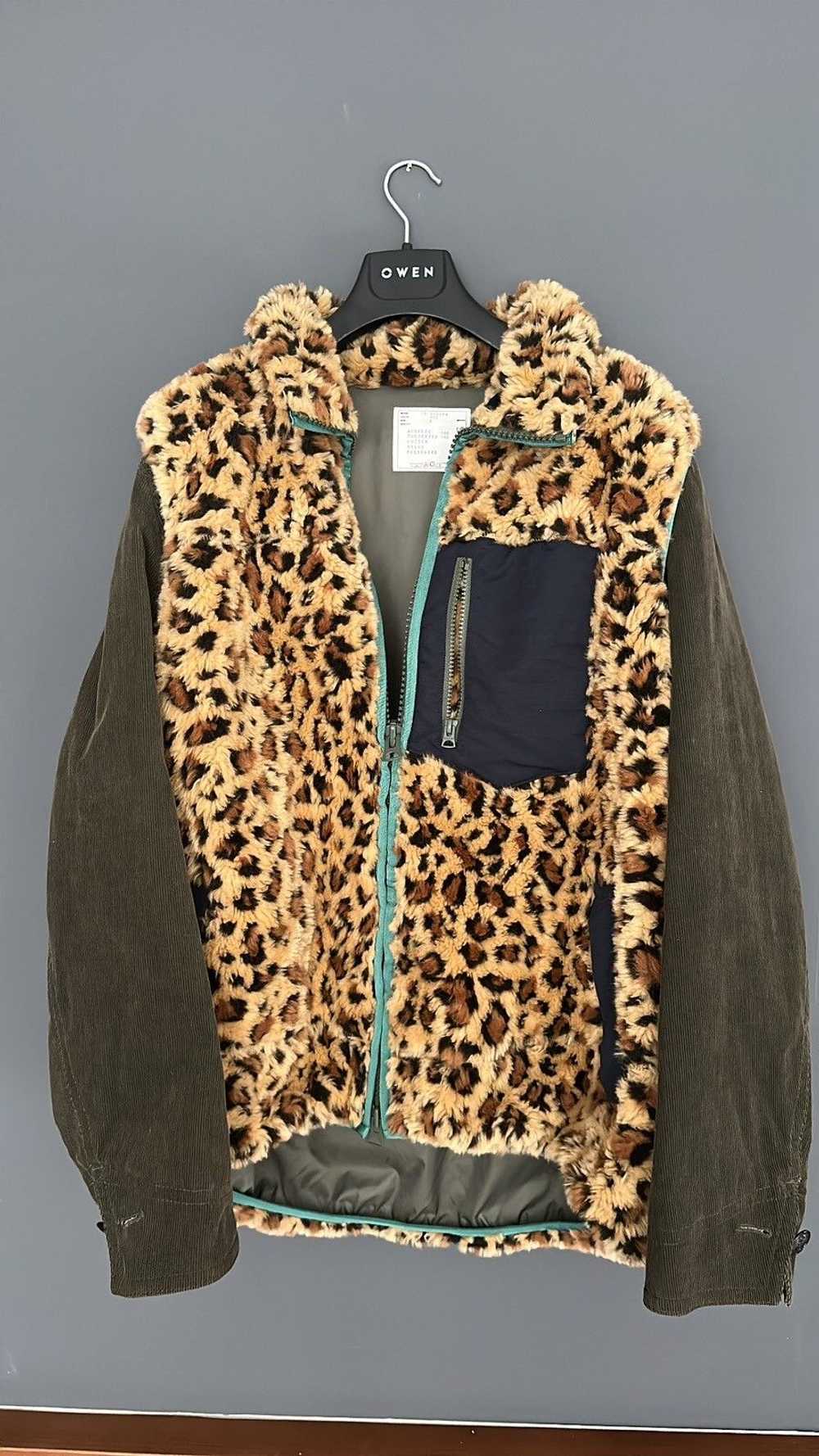Sacai Sacai Leopard fleece jacket - image 2