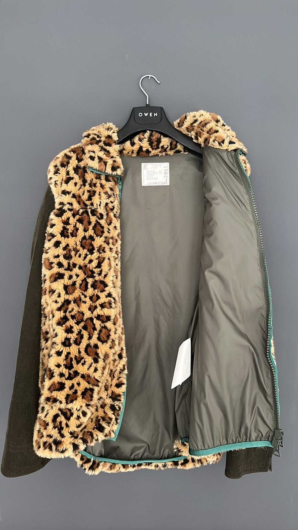 Sacai Sacai Leopard fleece jacket - image 8