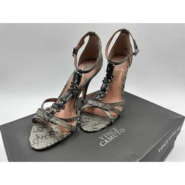 Vince Camuto Womens Ladies Frosted Grey Strappy St