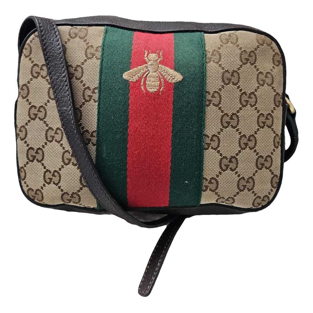 Gucci Webby Bee cloth handbag - image 1