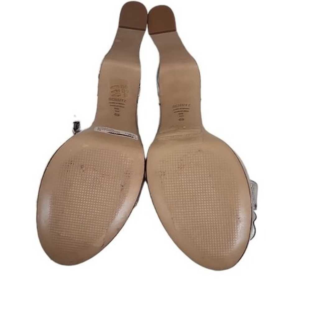 Schutz Elyda Platform Clear Bow Sandal Size 9 - image 9
