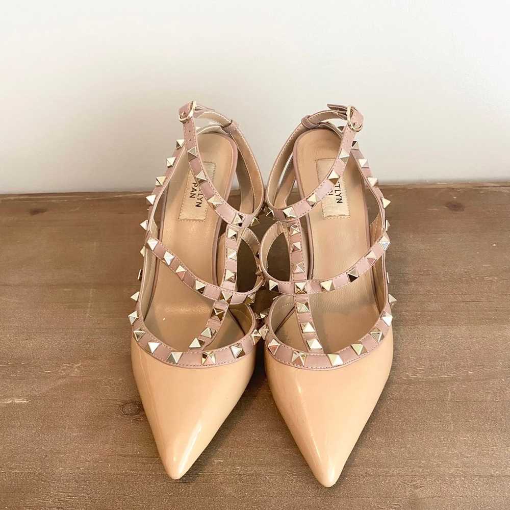 Kaitlyn Pan Studded Heels Size 8.5 - image 2