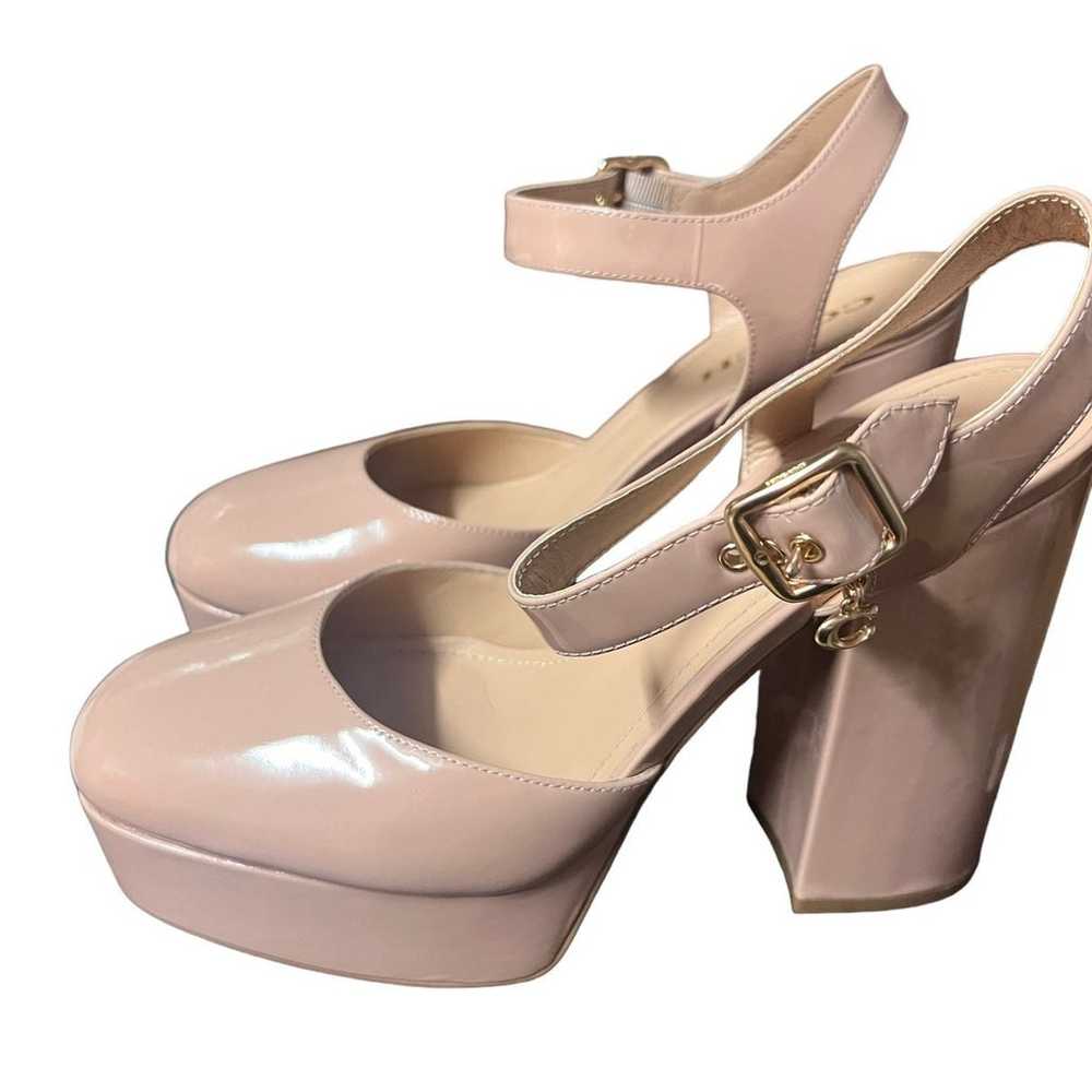 Coach Isabella Patent Leather Maryjanes Pale Blus… - image 11