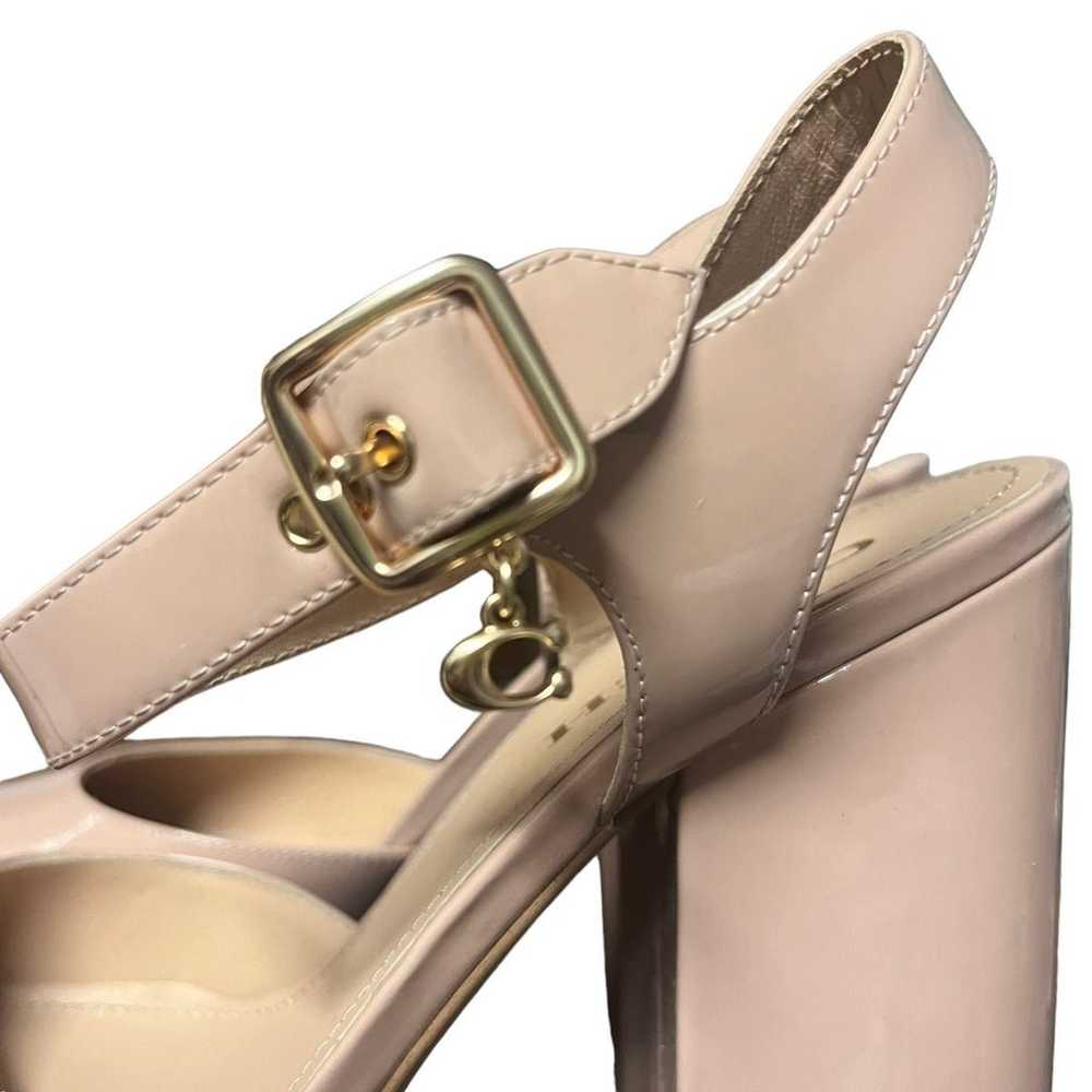 Coach Isabella Patent Leather Maryjanes Pale Blus… - image 3