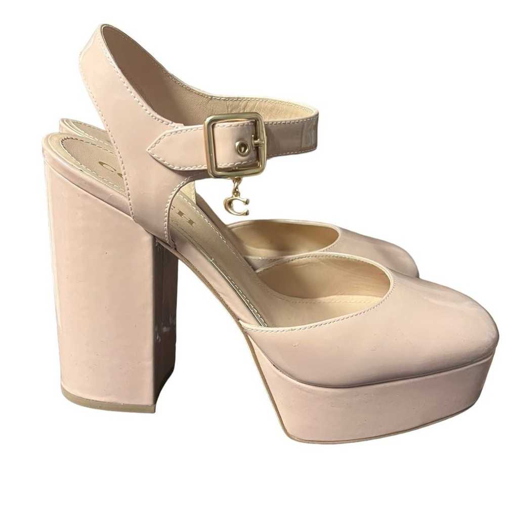 Coach Isabella Patent Leather Maryjanes Pale Blus… - image 5