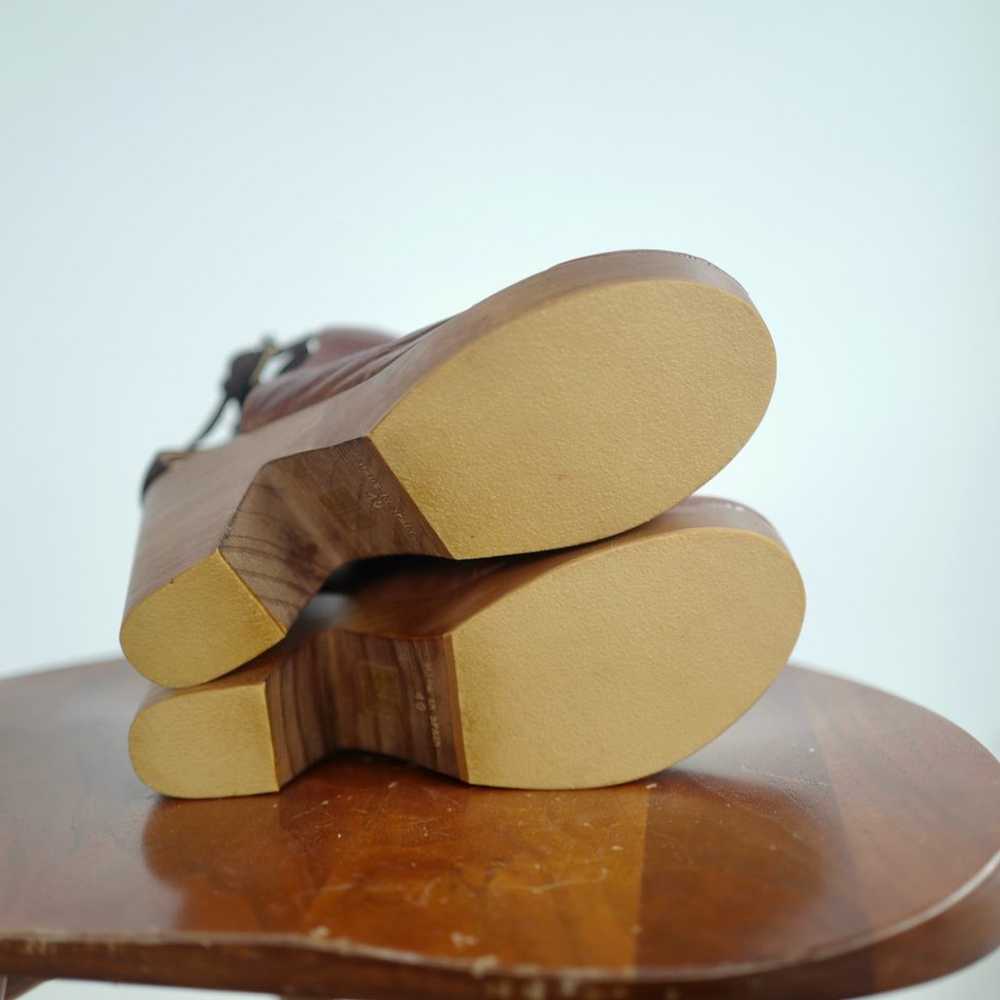 EUC Free People Amber Orchard Cutout Leather Wedg… - image 8