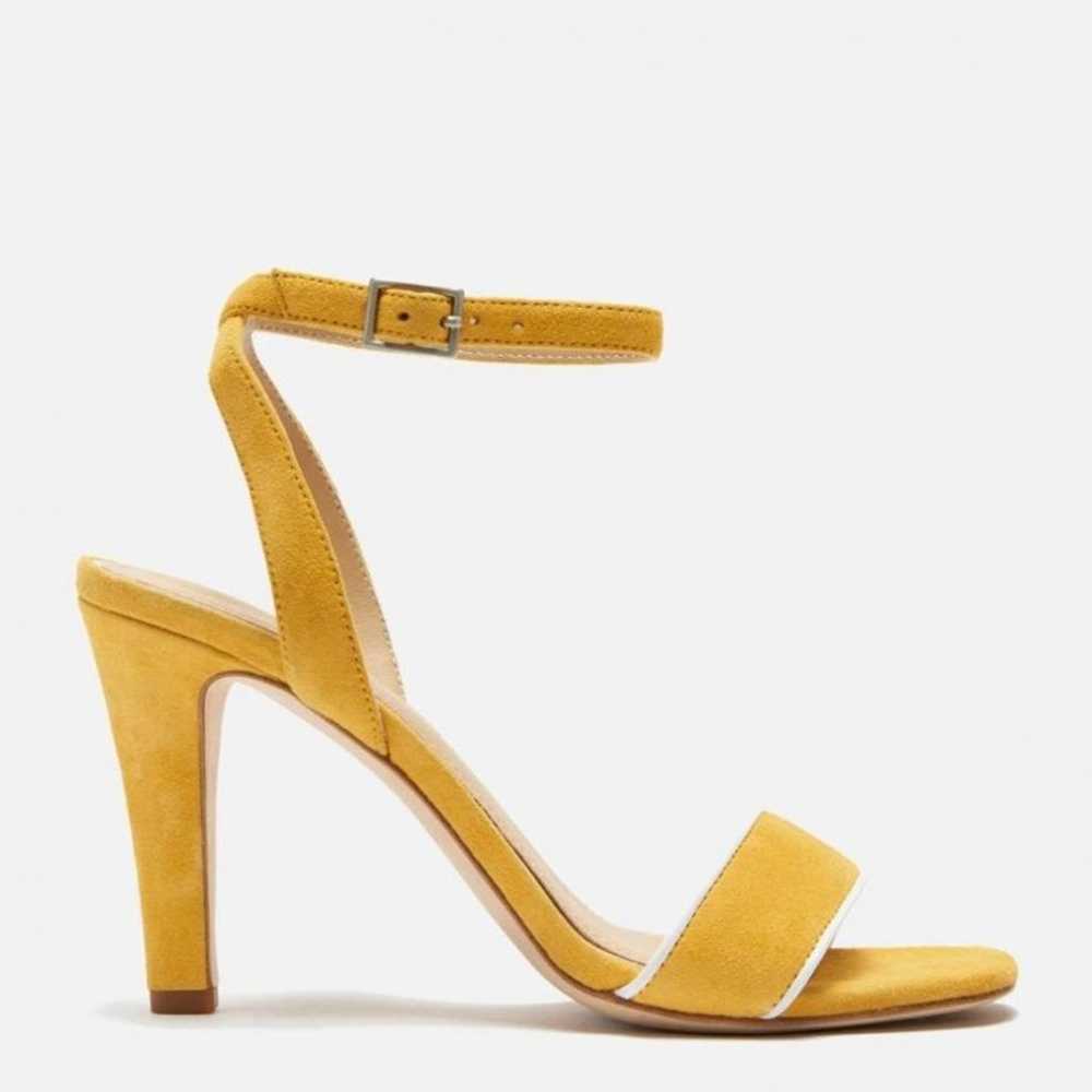 ETIENNE AIGNER women's HEELS MARTINI mustard sued… - image 2