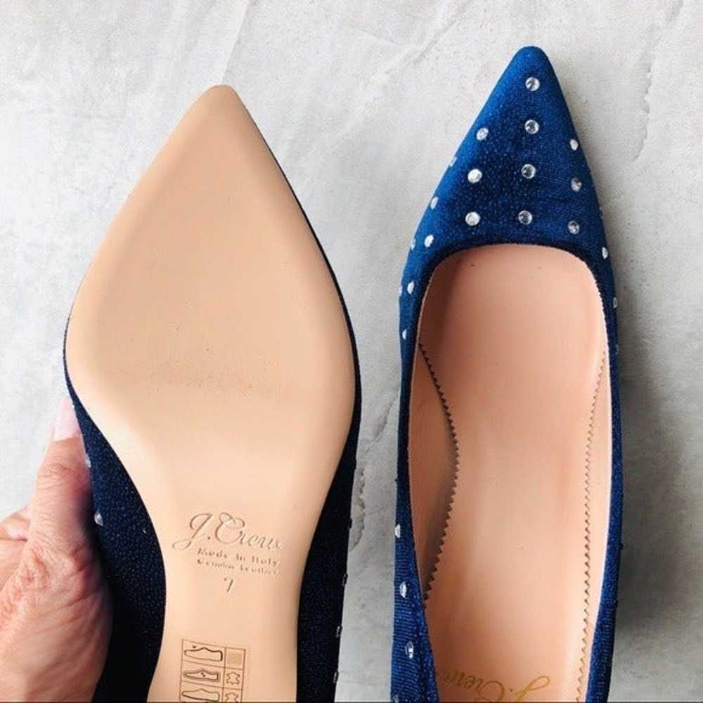 J CREW POINTED TOE VELVET PUMPS - image 6