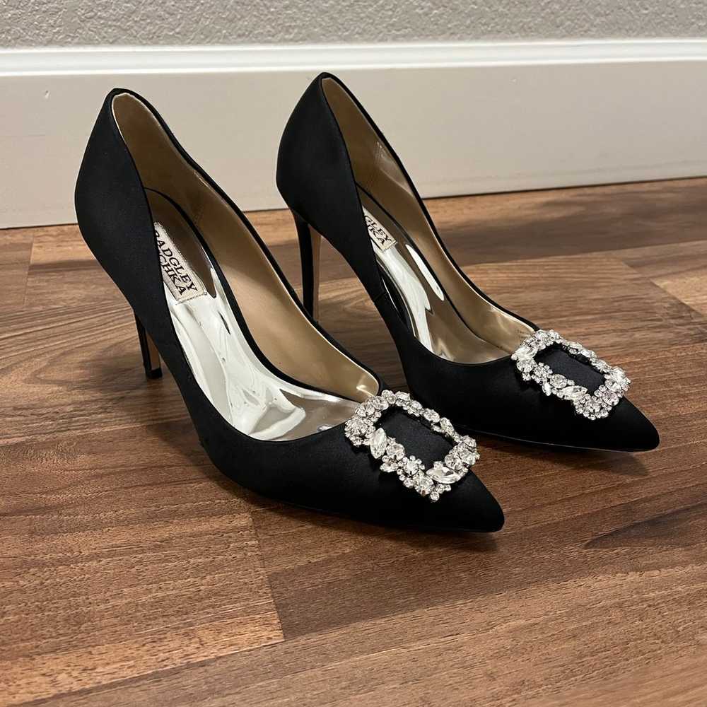 Badgley Mischka Black Heels size 8 - image 2