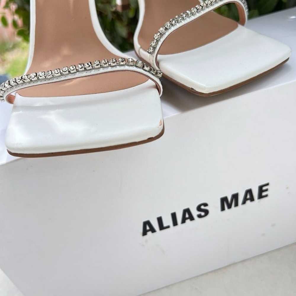 Alias Mae Lexa Mule Heel Sandal Size 39 in Ivory … - image 3