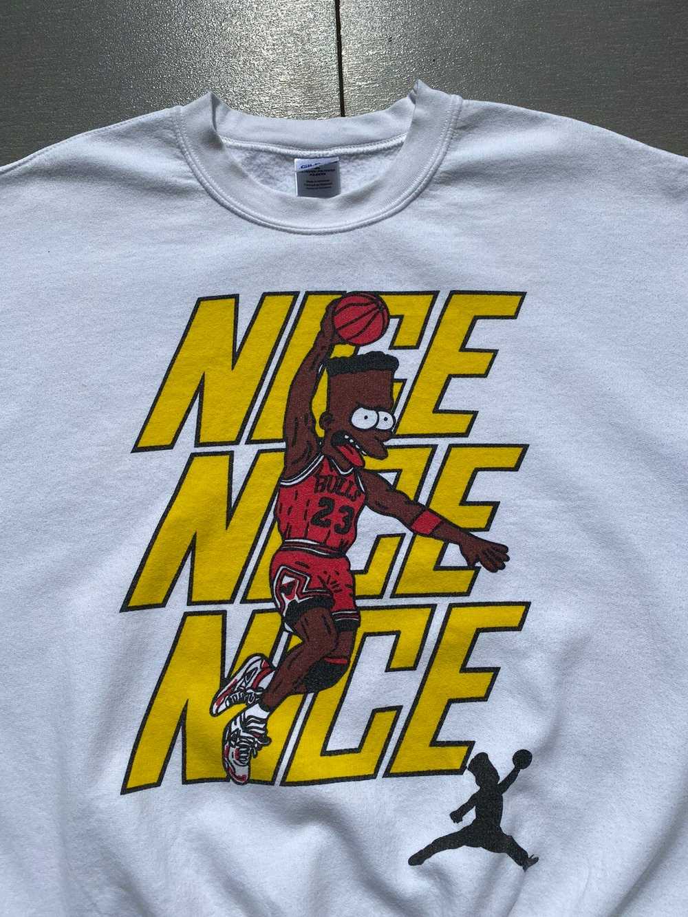 NBA × Nike × Vintage vtg bart simpsons “nice” par… - image 3