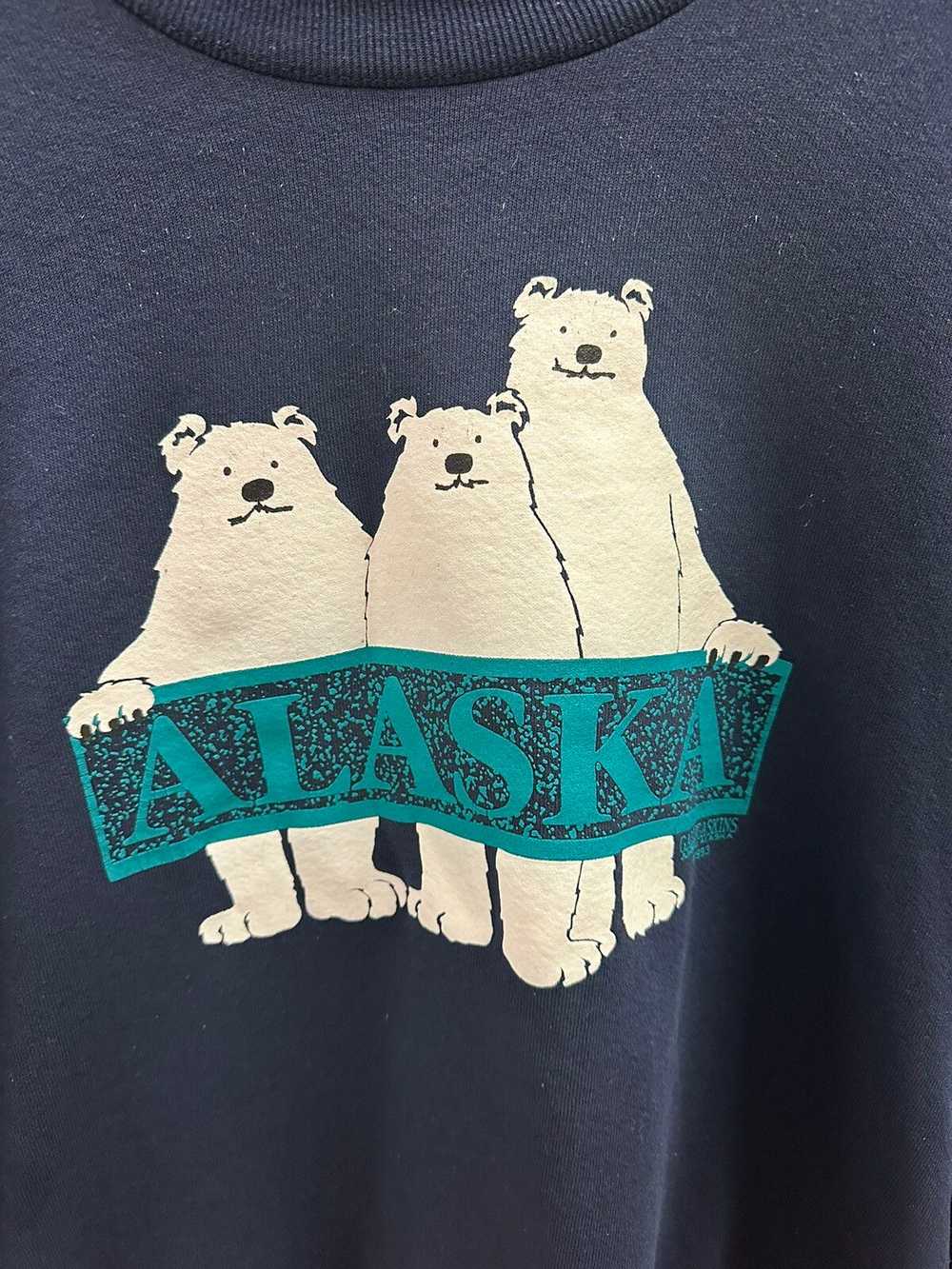 Vintage Vintage 1993 Polar Bears Alaska Crewneck … - image 4