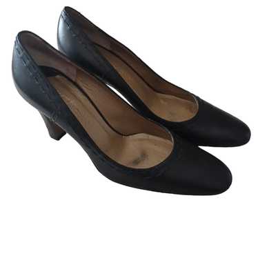 Givenchy Vintage Women's Black Leather Round Toe … - image 1