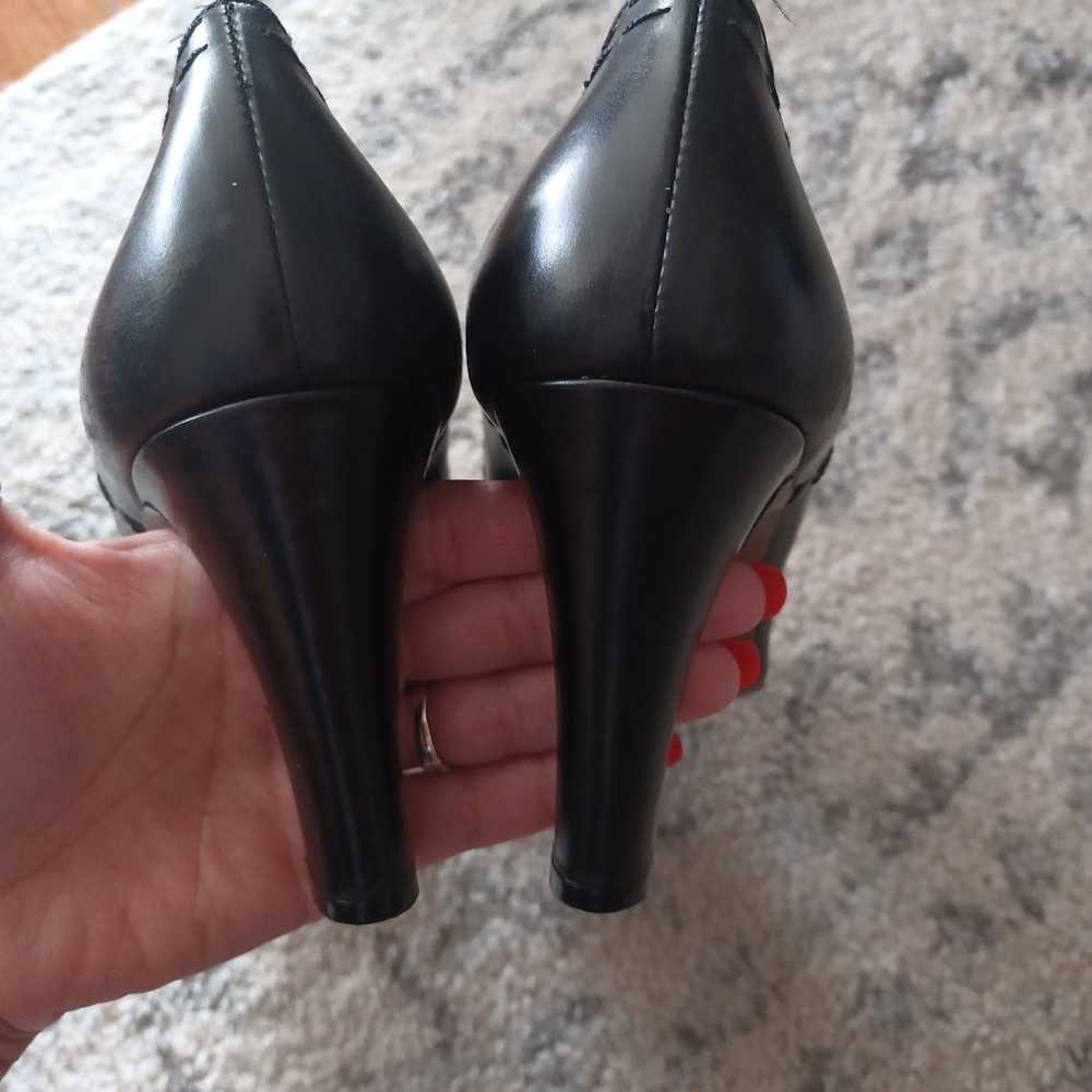 Givenchy Vintage Women's Black Leather Round Toe … - image 4