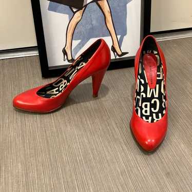 Marc by Marc Jacobs leather pumps in red color Si… - image 1