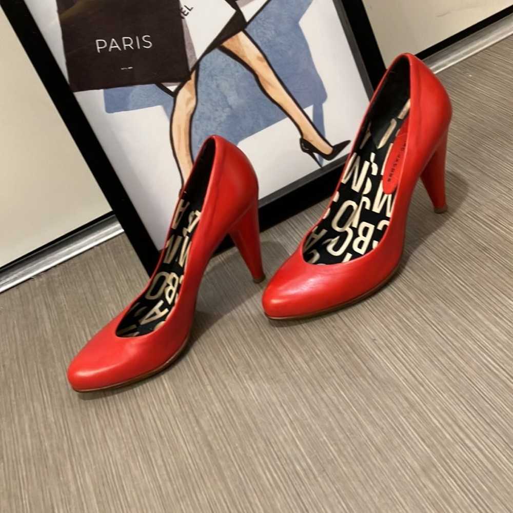Marc by Marc Jacobs leather pumps in red color Si… - image 2