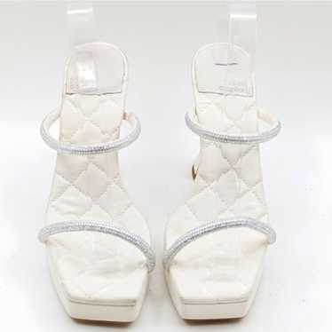 Jeffrey Campbell Women Movie Slide White Vintage … - image 1