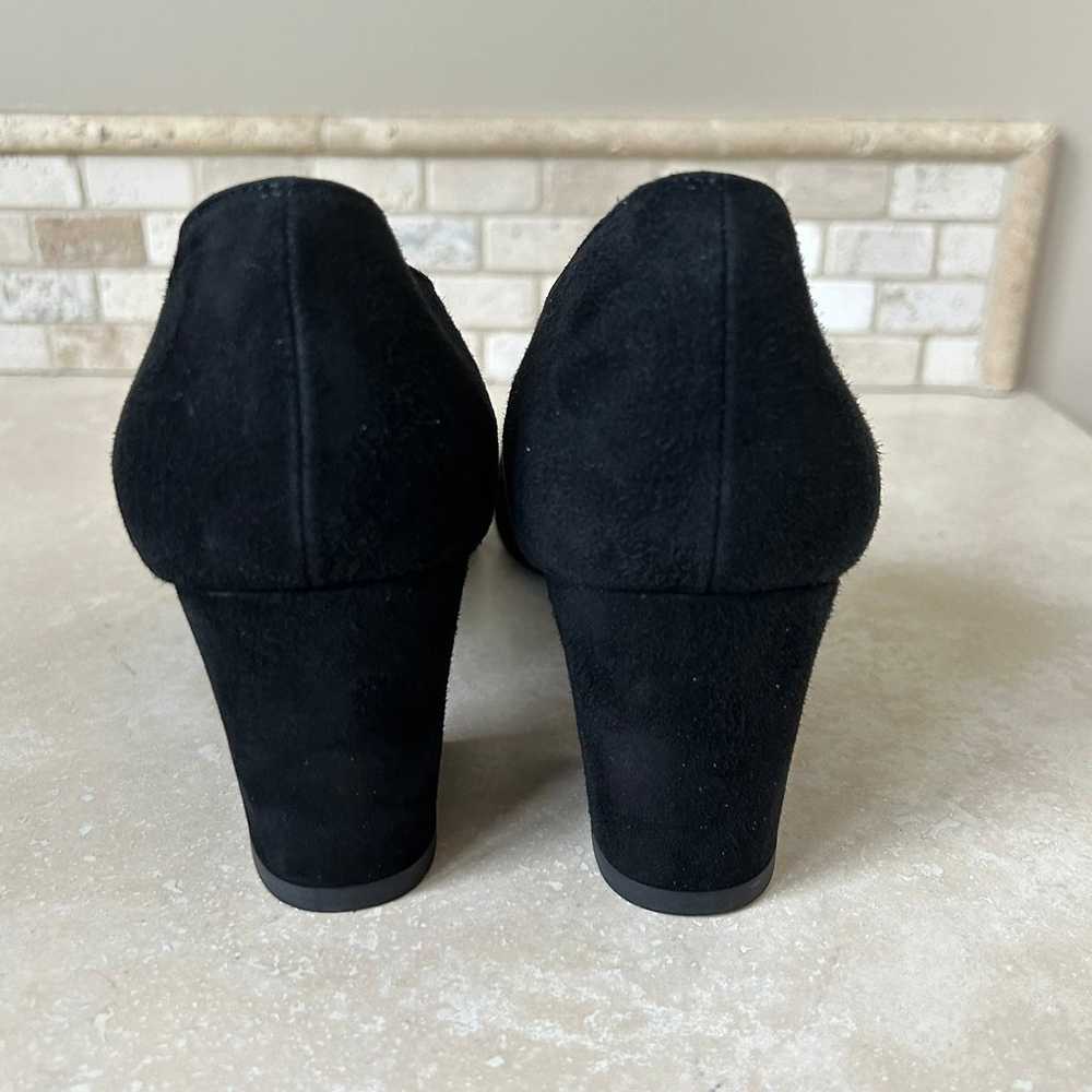 NEW $450~STUART WEITZMAN~Black Suede Marymid Angl… - image 10