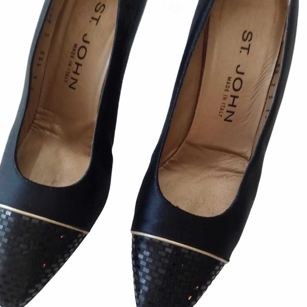 ST. JOHN classic slip on heels shoes 9 - - image 6