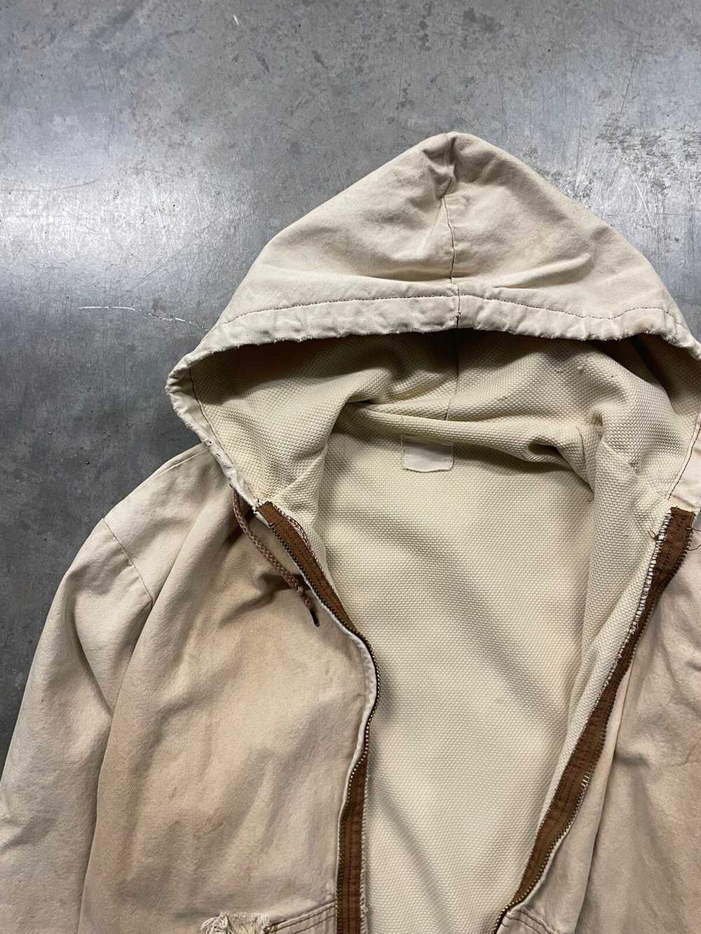 Vintage Vintage Sun Faded Insulated Hooded Jacket - image 3