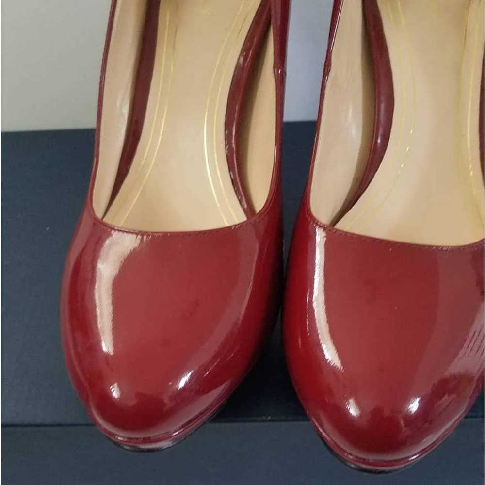 COLE HAAN Chelsea Patent Leather Platform Red Pum… - image 6