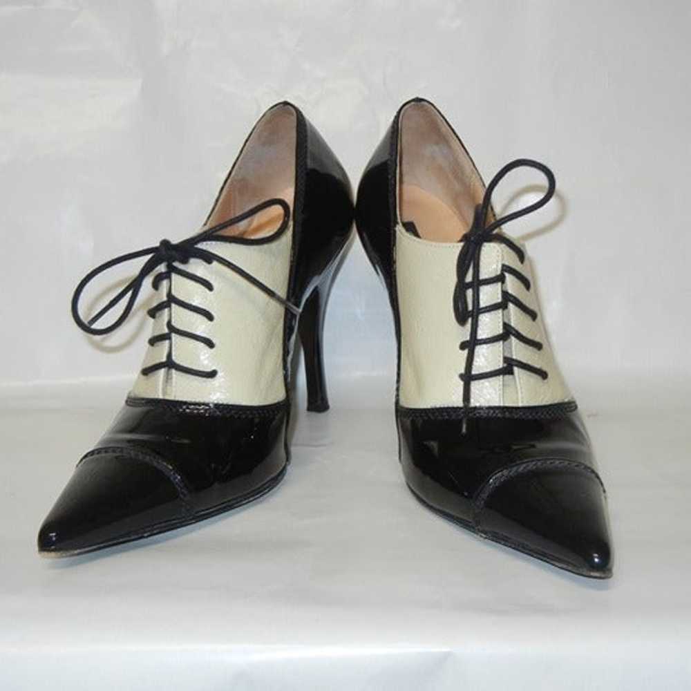 Claudia Ciuti Black and White Heels - Size 6 - image 3