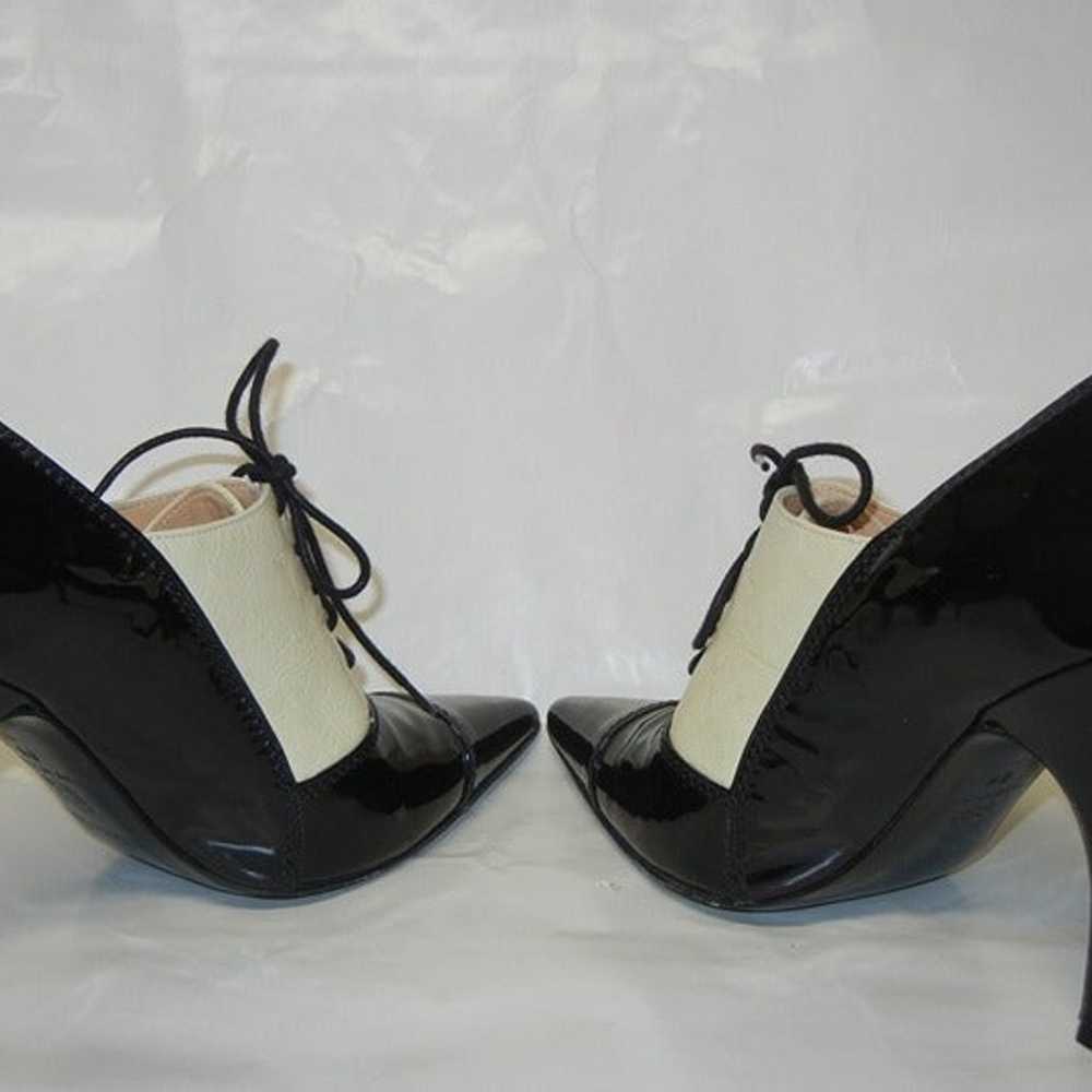 Claudia Ciuti Black and White Heels - Size 6 - image 7