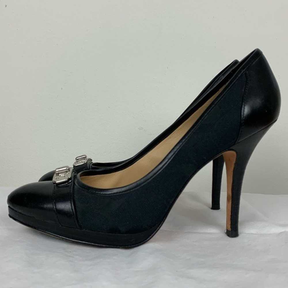 Coach Camille Signature Black Pump - Gem