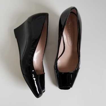 Fabio Rusconi Black Patent Wedges - image 1