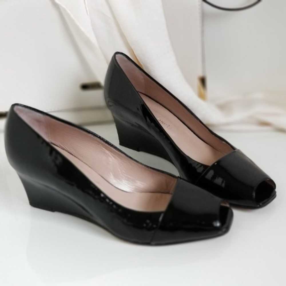 Fabio Rusconi Black Patent Wedges - image 2