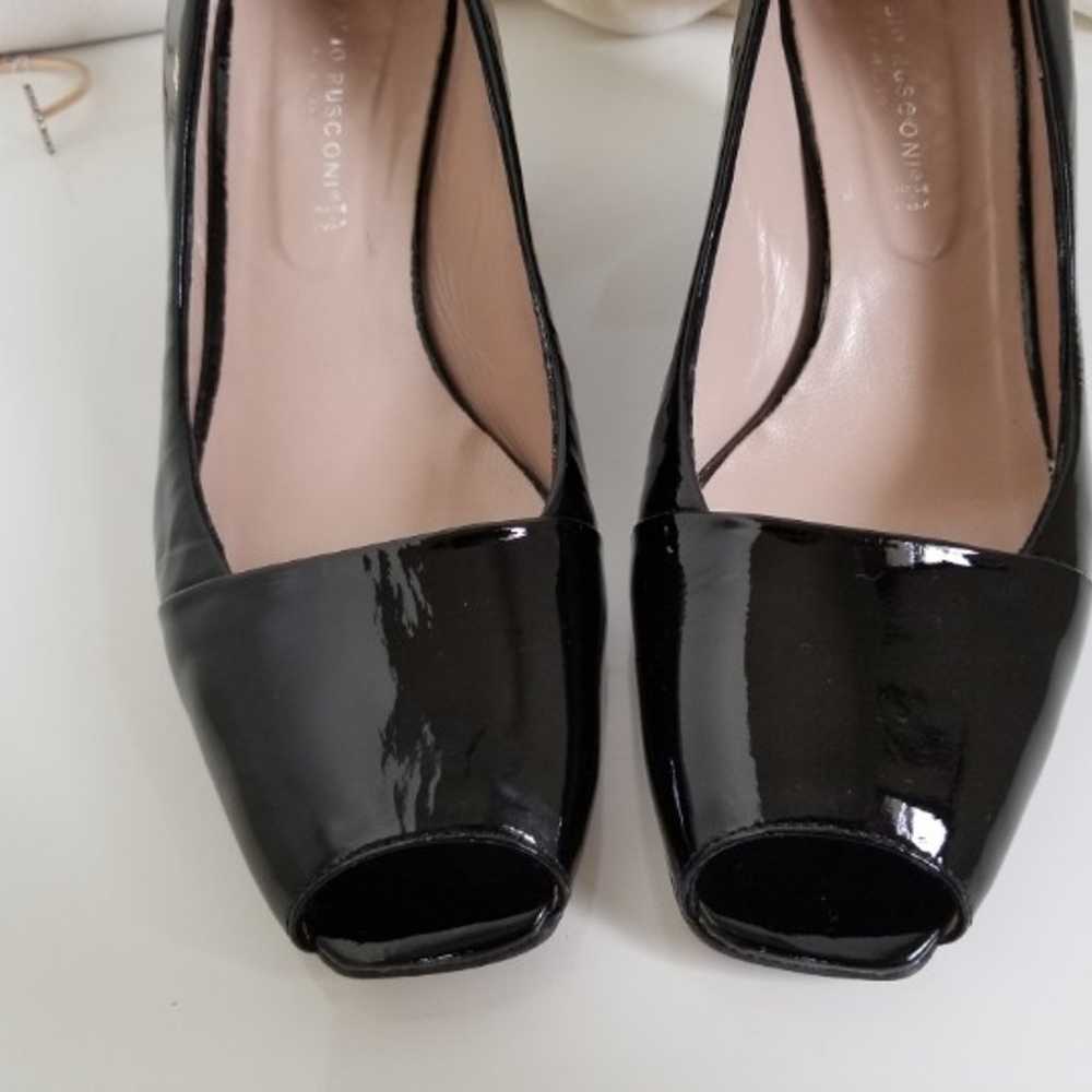 Fabio Rusconi Black Patent Wedges - image 3