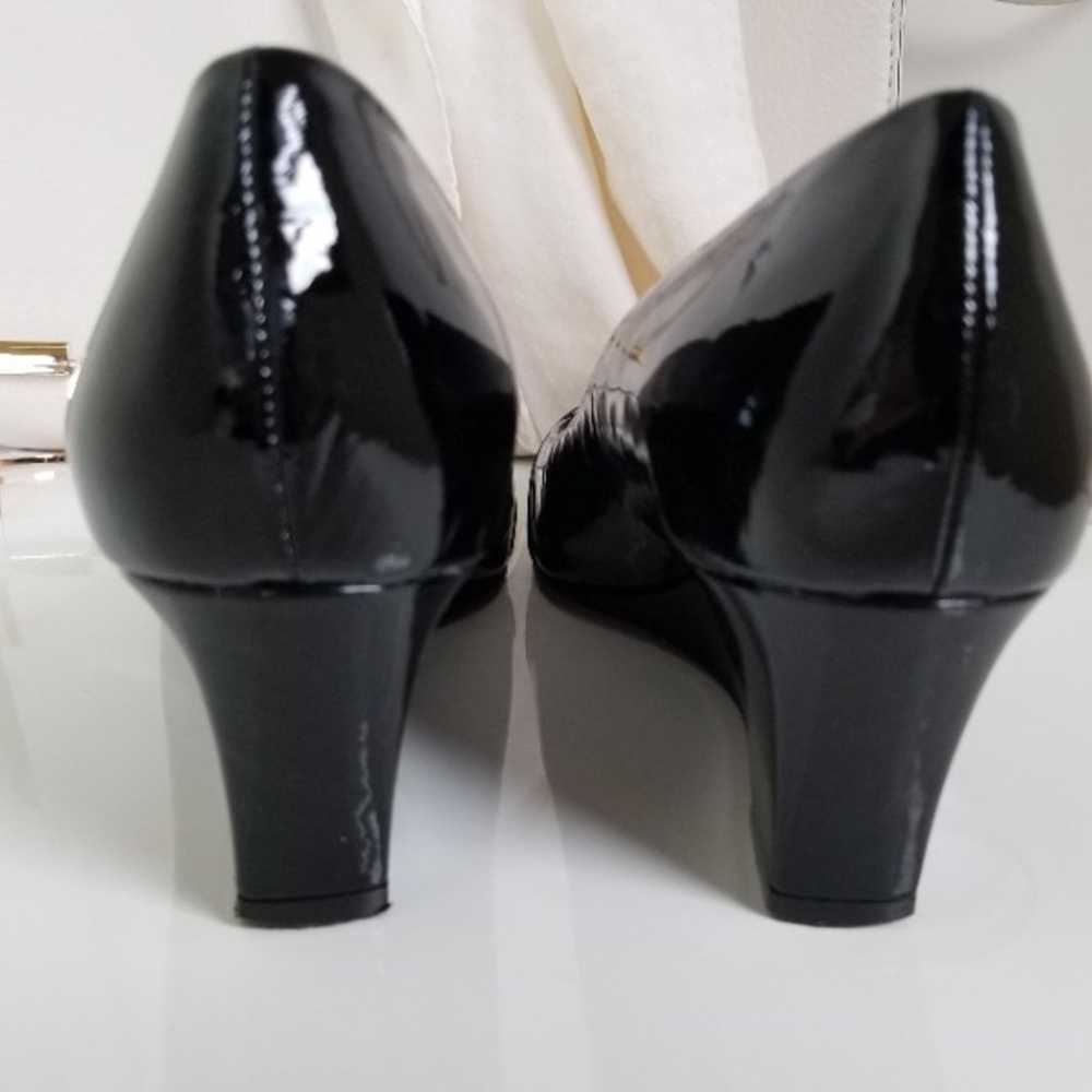 Fabio Rusconi Black Patent Wedges - image 5