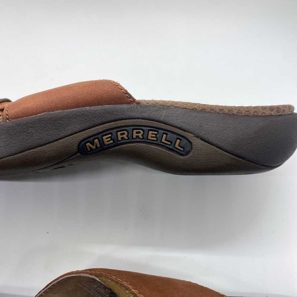 Merrell Merrell brown Leather Gardena Flip Flop S… - image 5