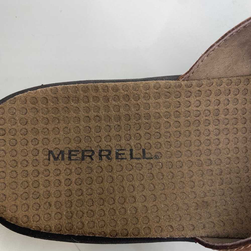 Merrell Merrell brown Leather Gardena Flip Flop S… - image 8