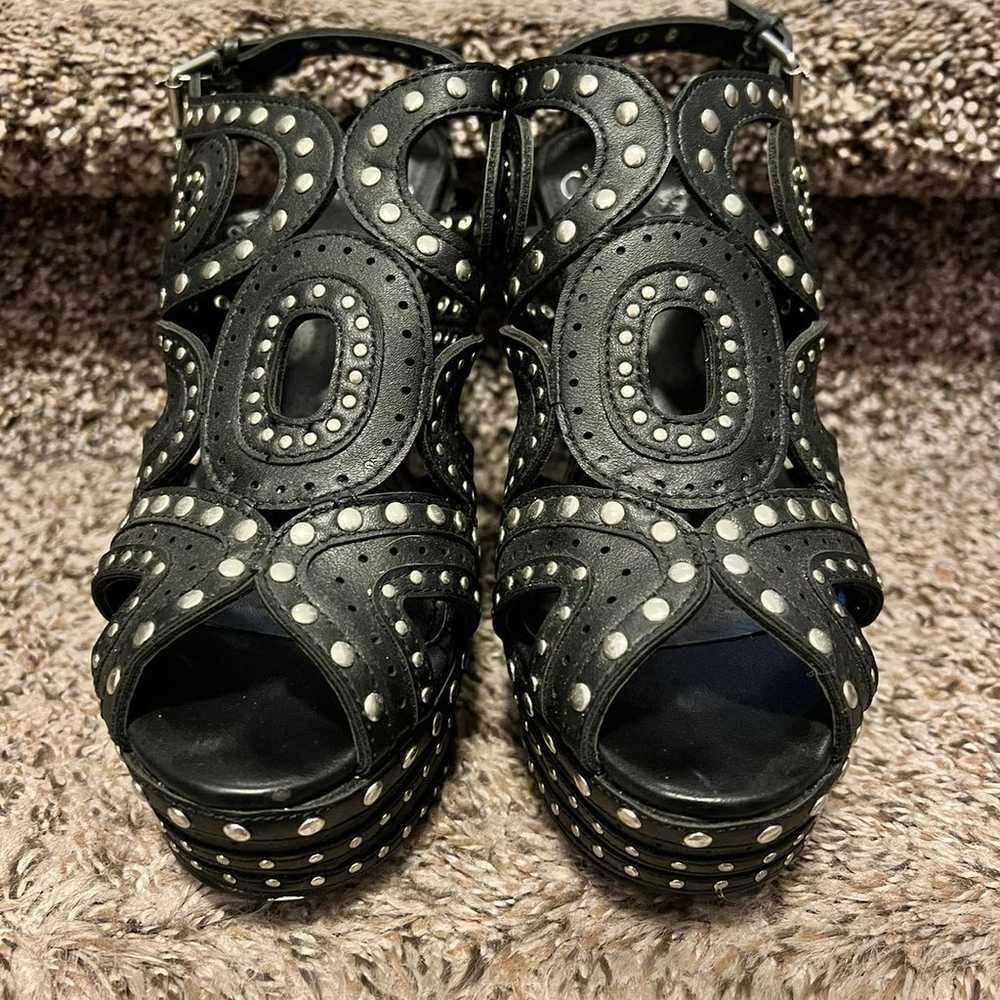 Colin Stuart Victoria's Secret Studded Wedges - image 1