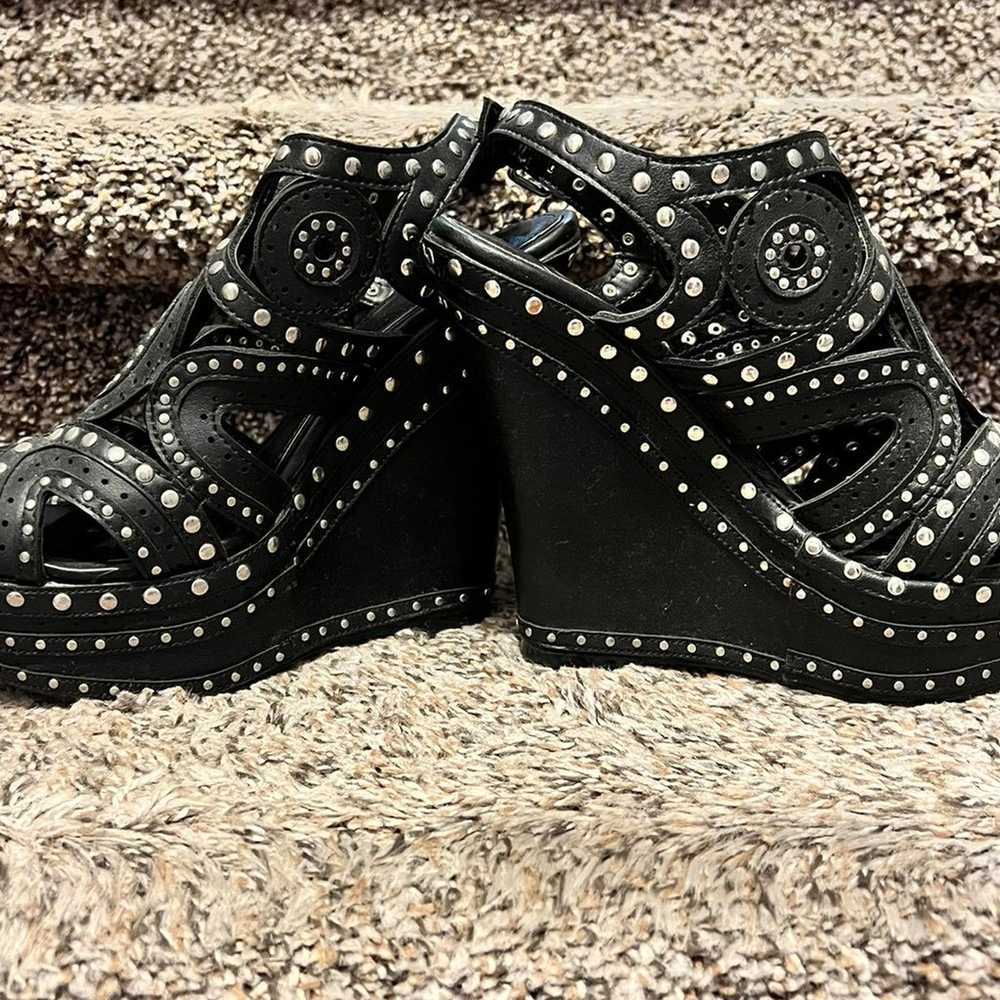 Colin Stuart Victoria's Secret Studded Wedges - image 2