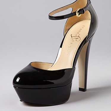 Ivanka trump black patent pumps on sale