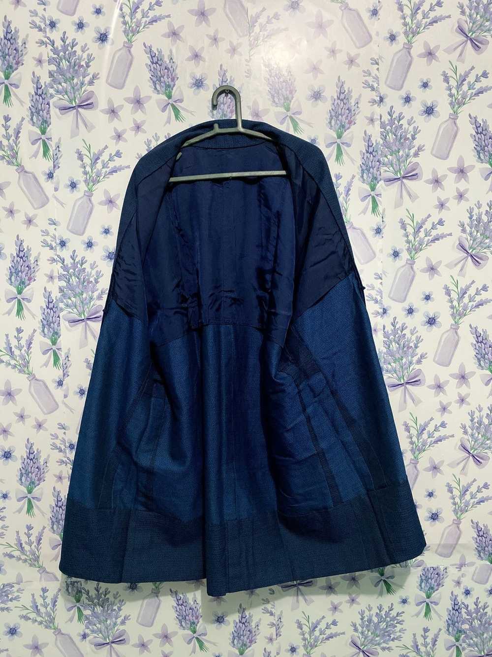 Blue × Japanese Brand DARK BLUE SANJURO KIMONO JA… - image 4