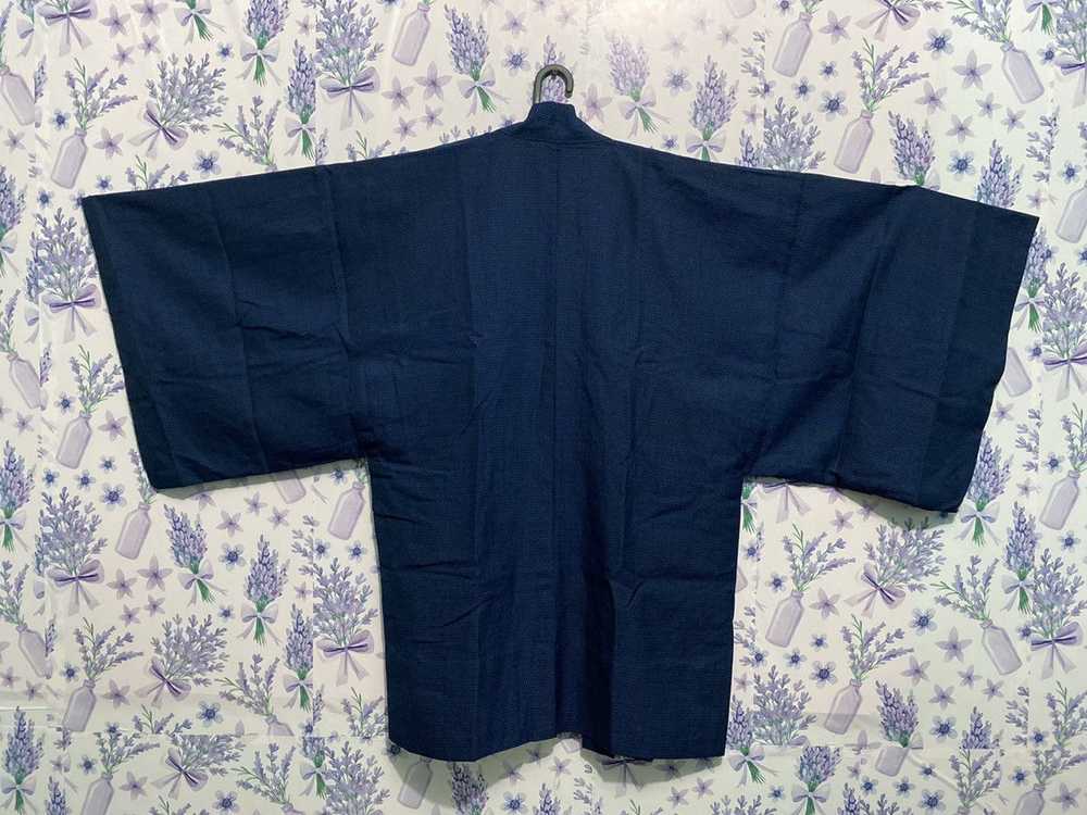 Blue × Japanese Brand DARK BLUE SANJURO KIMONO JA… - image 7