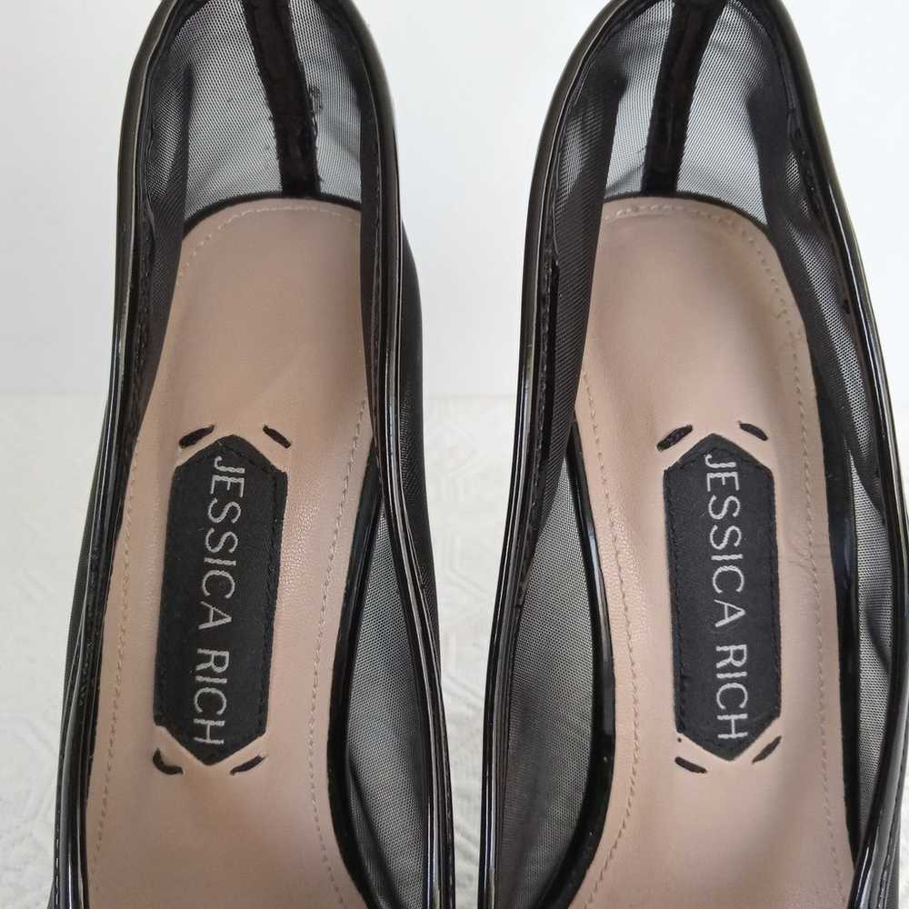 JESSICA RICH Black Mesh Pointed Toe Stiletto Heel… - image 10