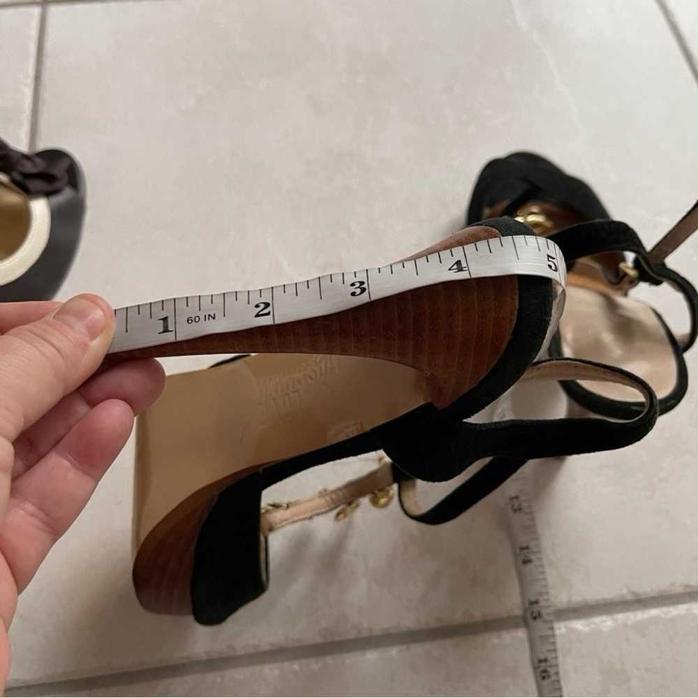 Love Moschino black charm T strap heels size 8 38 - image 12
