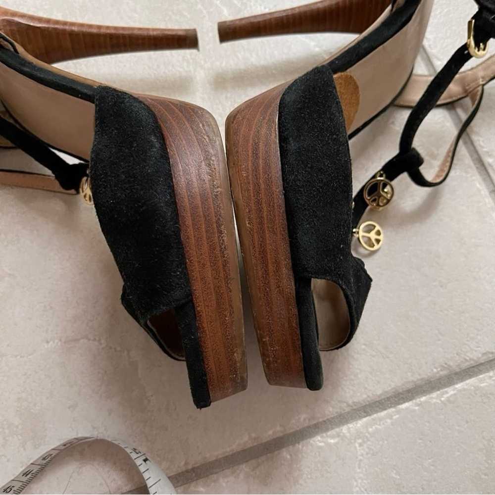 Love Moschino black charm T strap heels size 8 38 - image 8