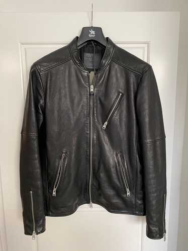 Allsaints Allsaints Holbrooke Leather Jacket Size 