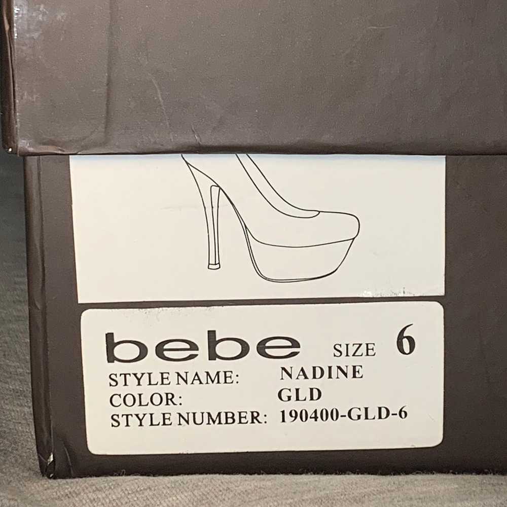 bebe heels size 6 - image 8