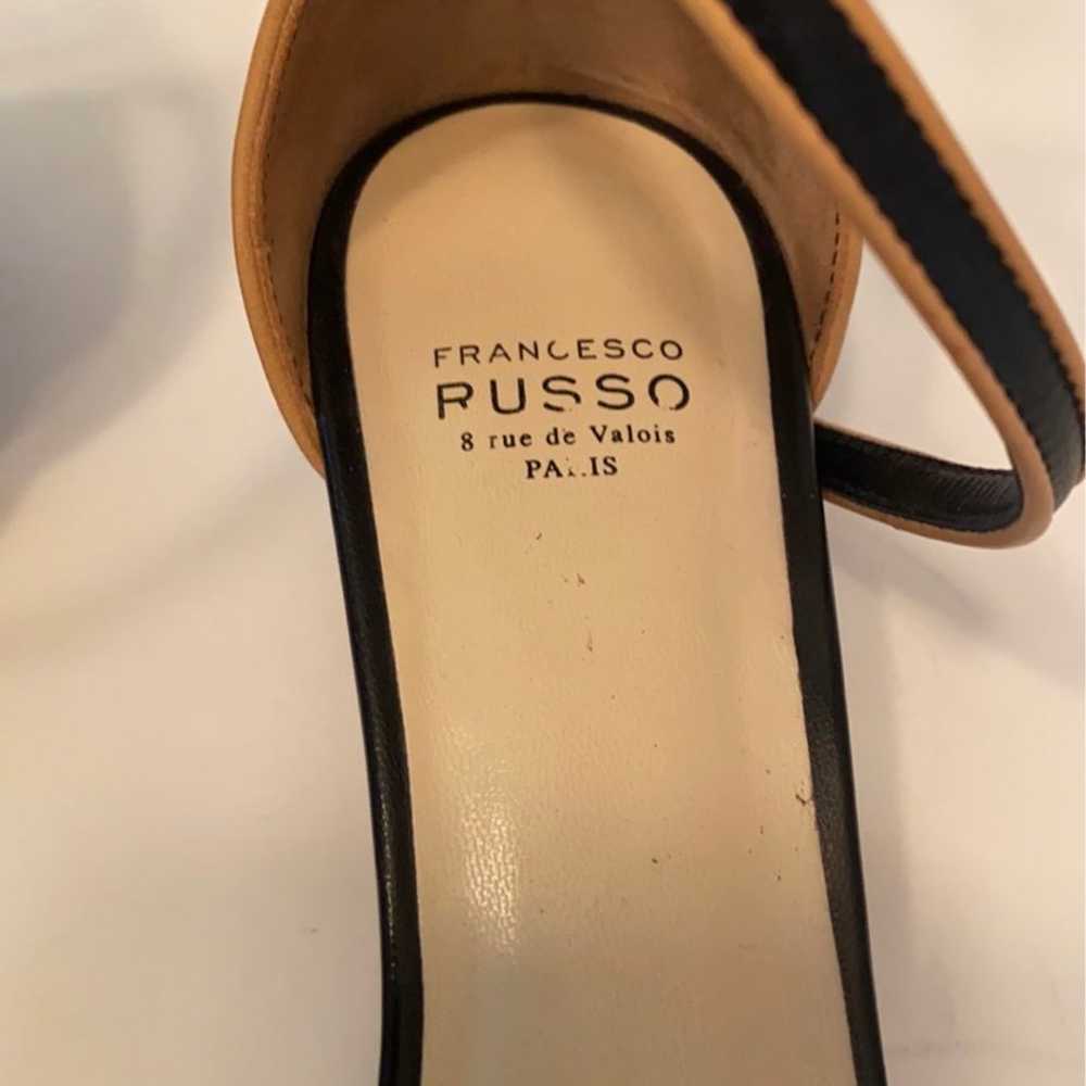 Francesco Russo Leather kitten heel - image 2