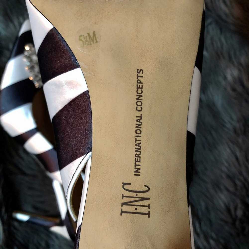INC Kenina Crystal Slingback Heels - image 4