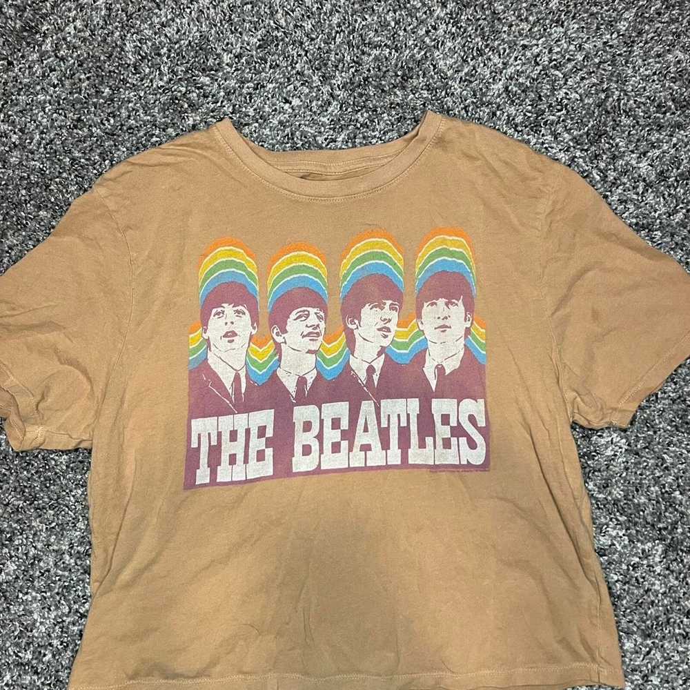 Nike The beatles crop top shirt - image 1