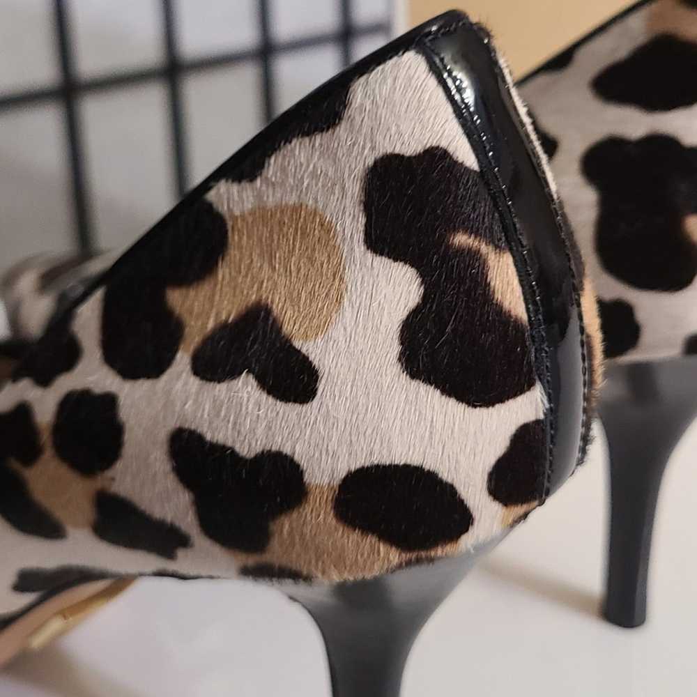 MICHAEL KORS "Stephanie" Leopard Calf Hair Pumps … - image 11