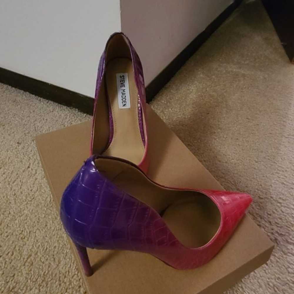 Steve Madden Heels/Clutch Purse Set - image 7