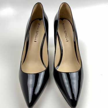 via spiga patent leather pumps